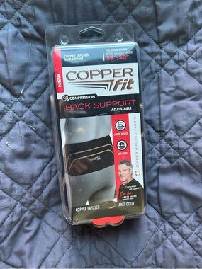 Copper fit, back support
